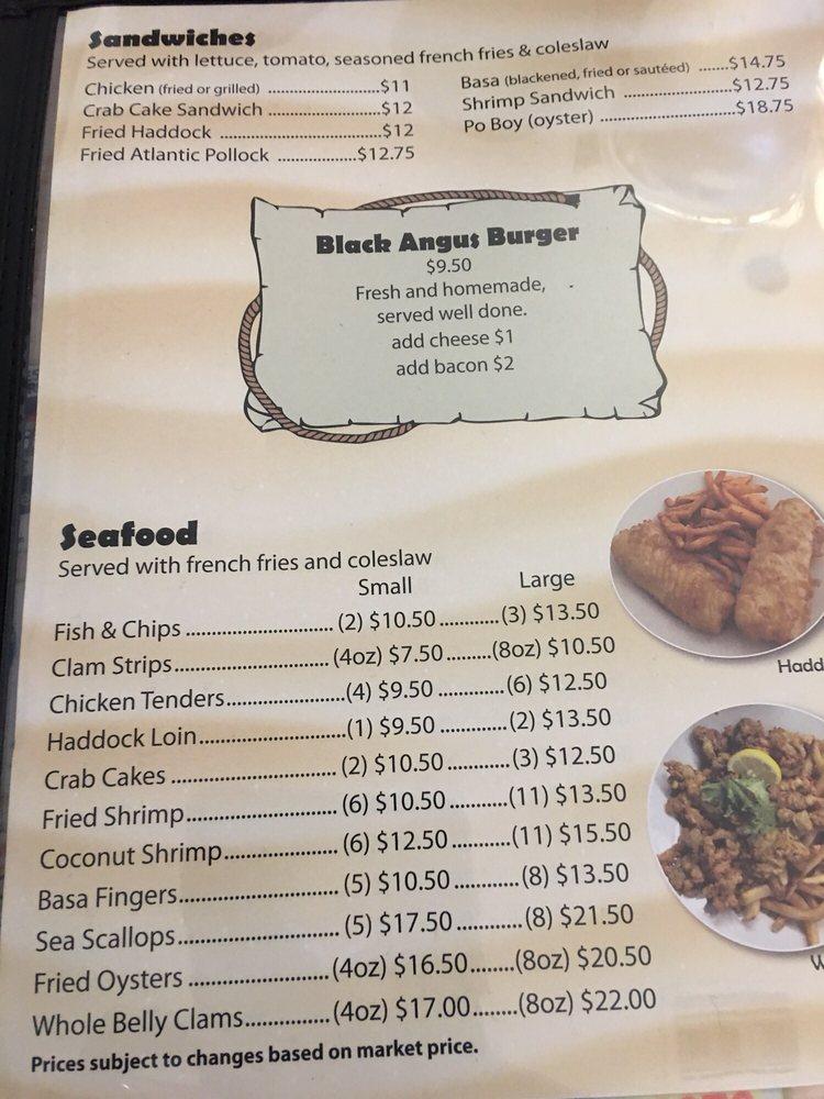 Carta del restaurante Brother's Fish House, Port Charlotte