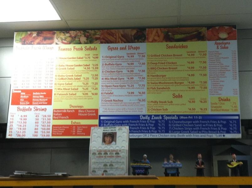 Menu at The Wings Pot & Alot restaurant, Temperance