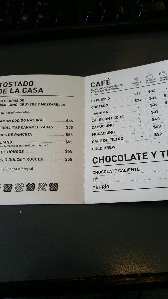 Carta de Tostado Café Club, Buenos Aires, C1059ABD