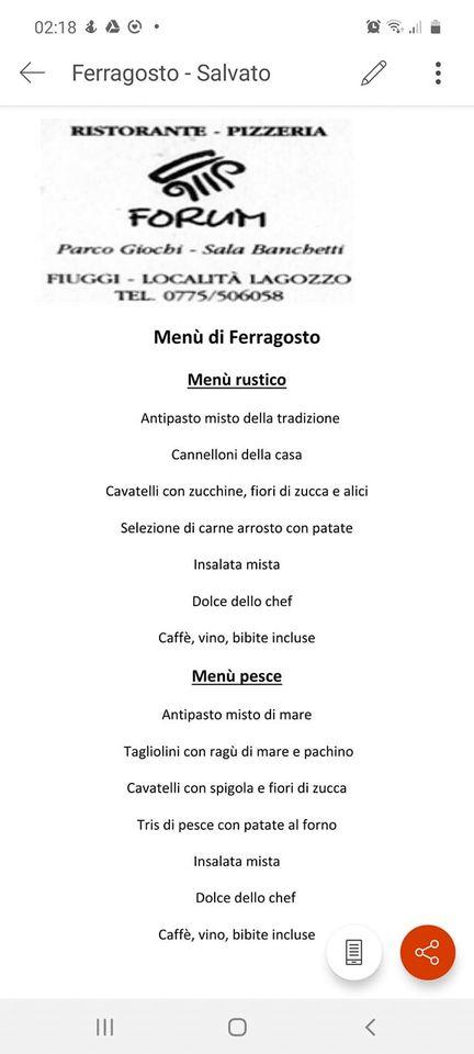 Menu di Forum 