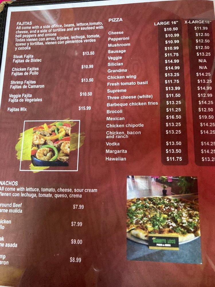 Menu at Burrito Loco Pizza and Grill pizzeria, WilkesBarre