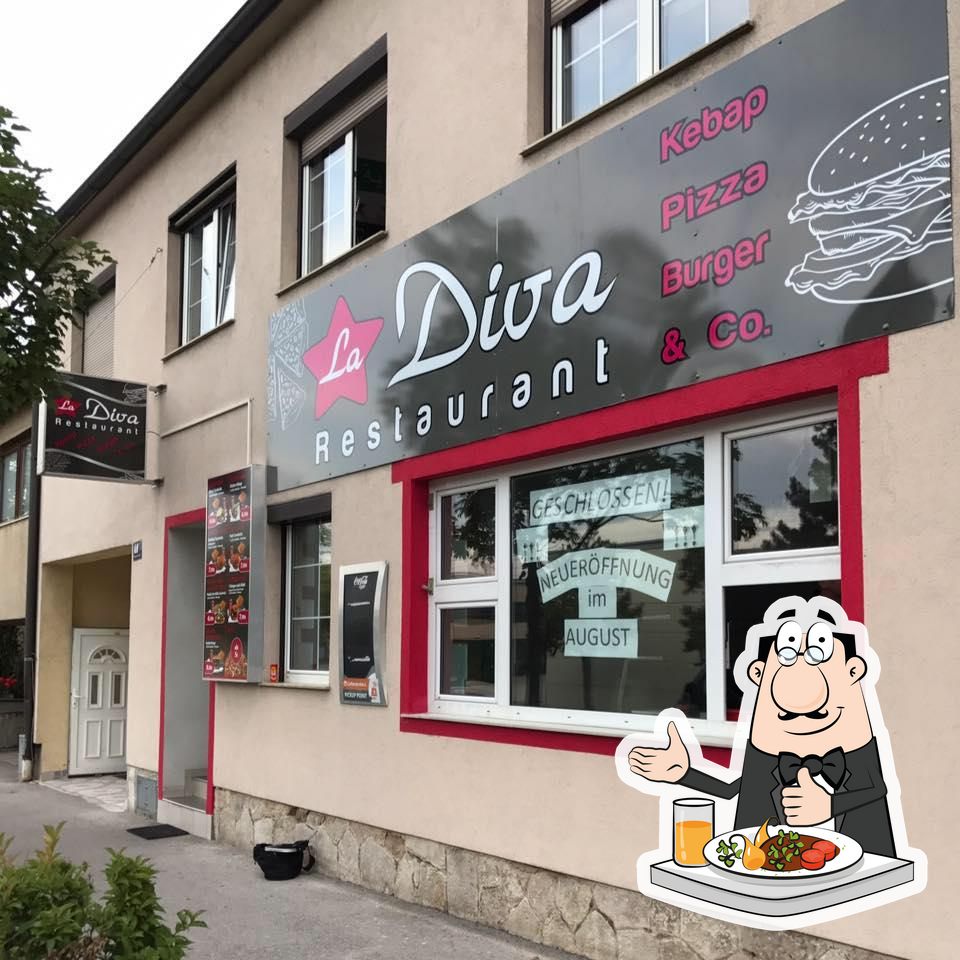 Politik Downtown Potentiel La Diva Restaurant Wr. Neustadt Kebap Pizza Burger, Wiener Neustadt -  Restaurant menu and reviews