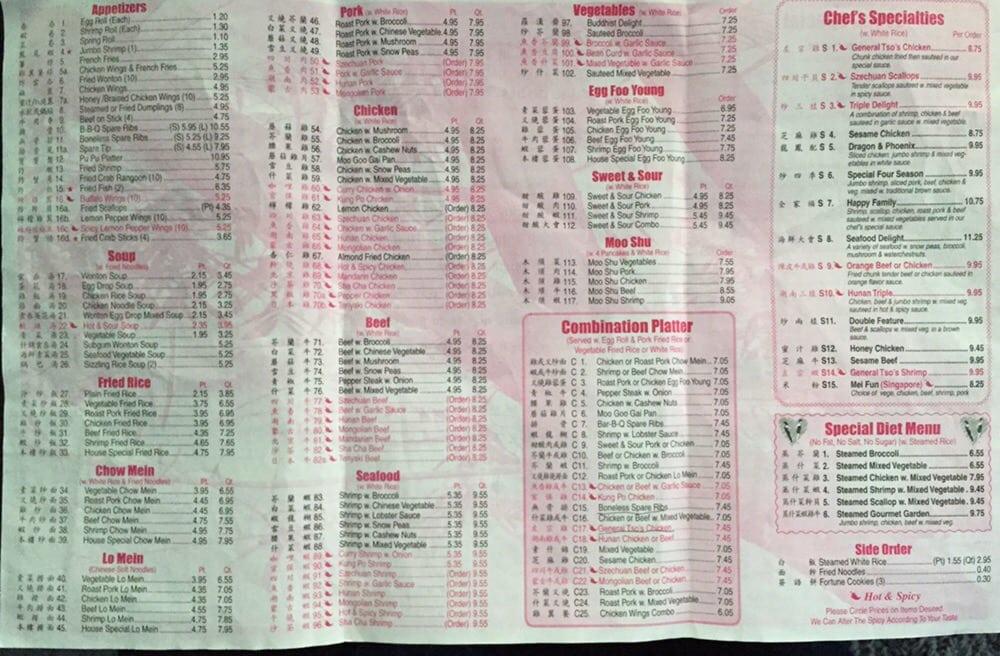 Menu at Grand China restaurant, Loganville, 910 Atlanta Hwy #0