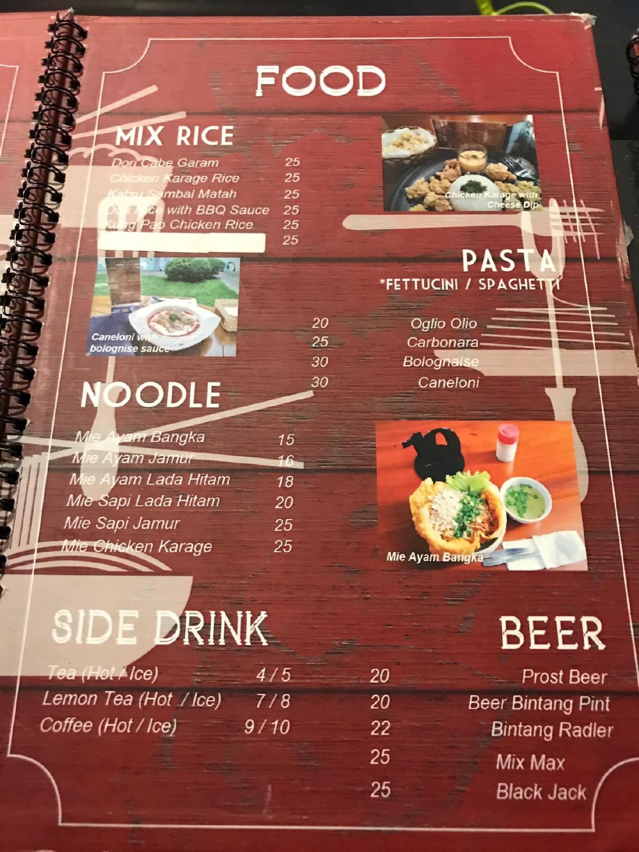 Menu at Puri Grill House cafe, Semarang, Jalan Anjasmoro Raya Blok I 2 no. 5