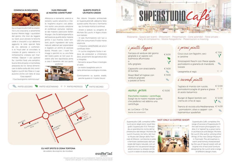 Menu di Superstudio Café 