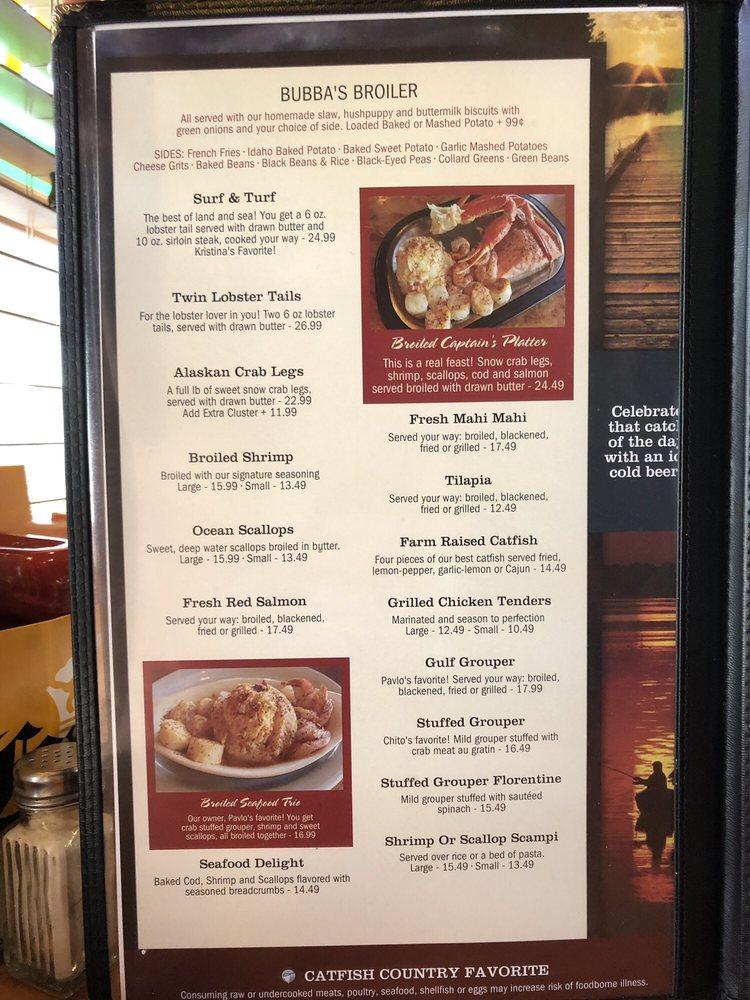 Menu at Catfish Country Restaurant, Bartow