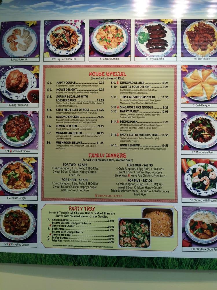 Menu at Chinese Ho Carryout fast food, Winfield