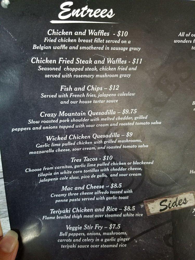 Menu at Scooter's Restaurant & Sports Bar, Sandy