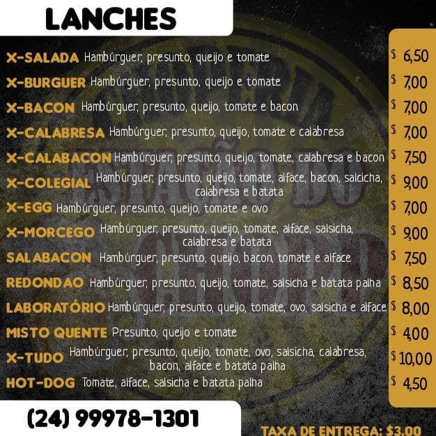 Menu Em Esta O Do Chopp Pinheiral Pub Bar Pinheiral