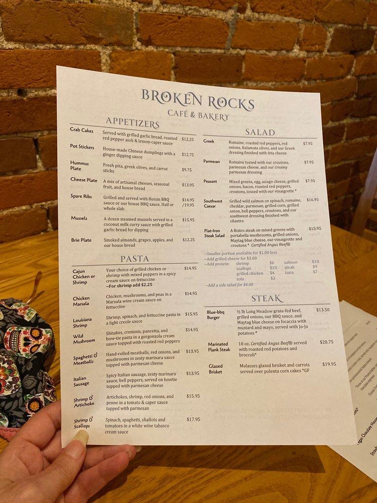 Broken Rocks Cafe Wooster Menu: Find Your Favorite Dish!