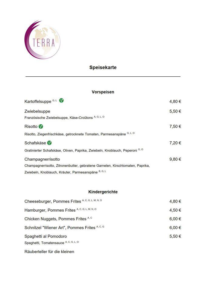 Menu at Schnitzel-Arena Zweibrücken restaurant, Zweibrücken