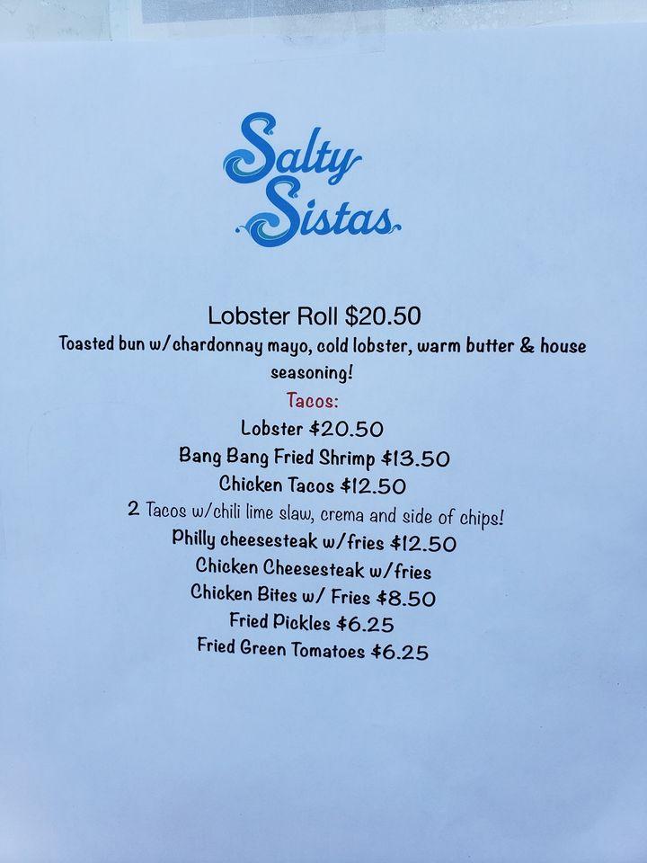 Menu at Salty Hawg pub & bar, Sneads Ferry