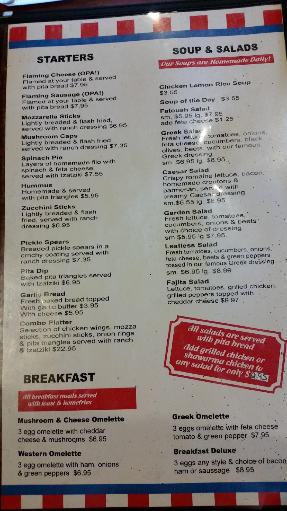 Menu at The Hungry Wolf Restaurant, Windsor
