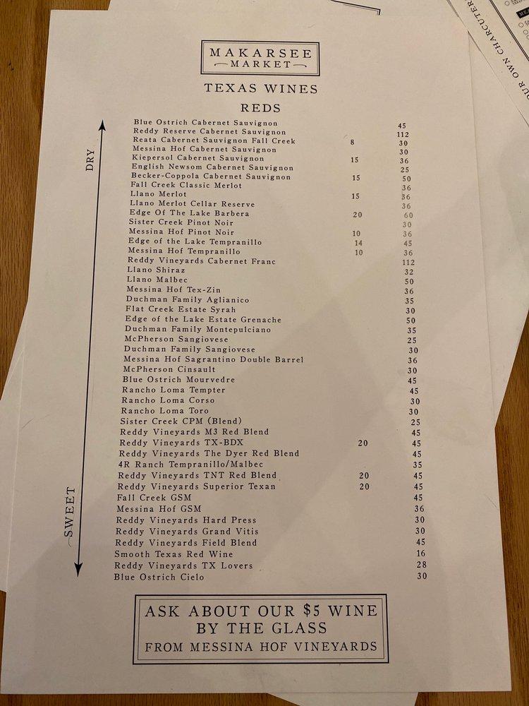 Menu at Barrel 99 Bar Grill, Flower Mound
