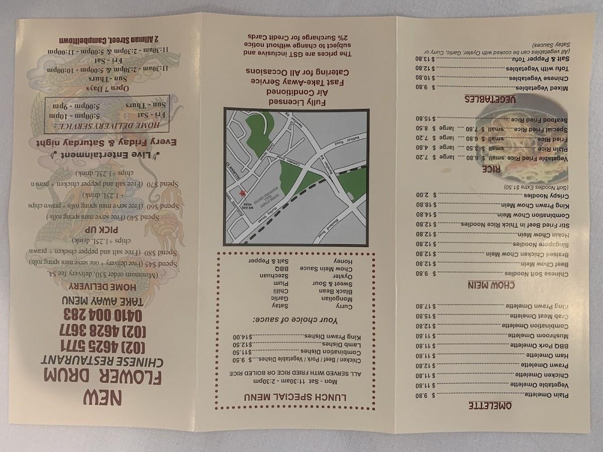 Flower Drum Restaurant Campbelltown Menu Best Flower Site