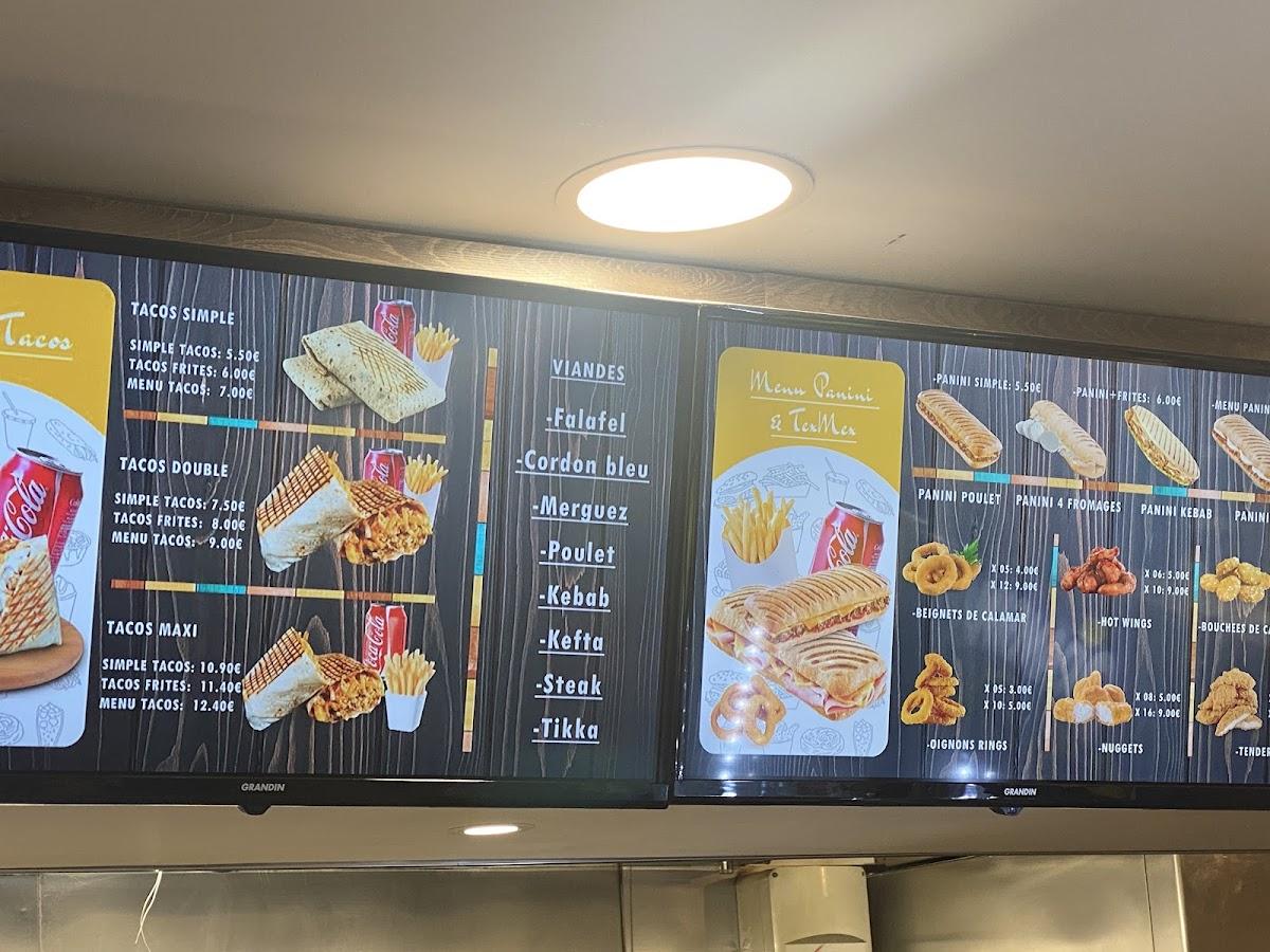 Menu au Quick Food restaurant, Villenaved'Ornon