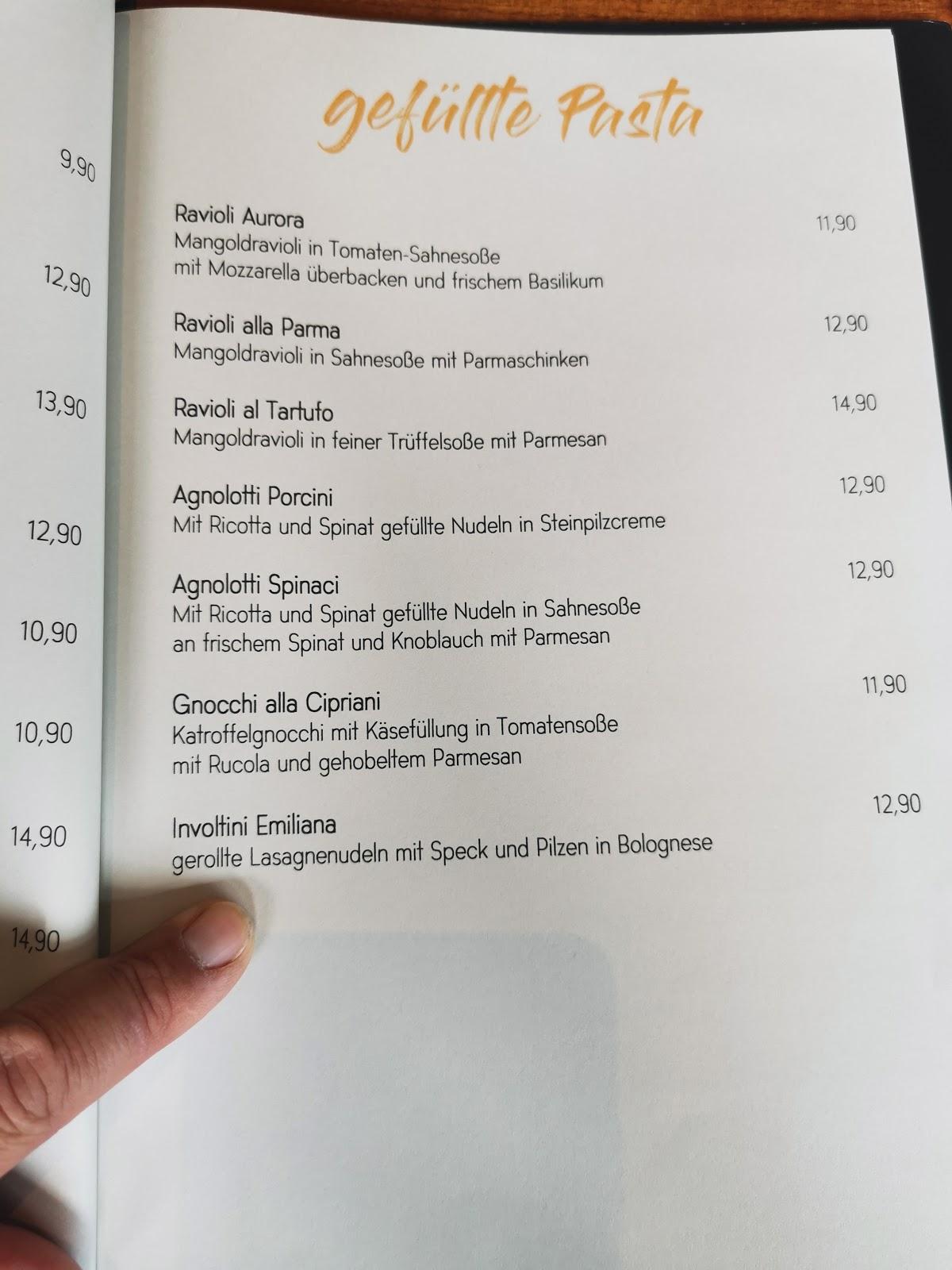 Speisekarte von Piccola Italia Landau Restaurant & Catering, Landau