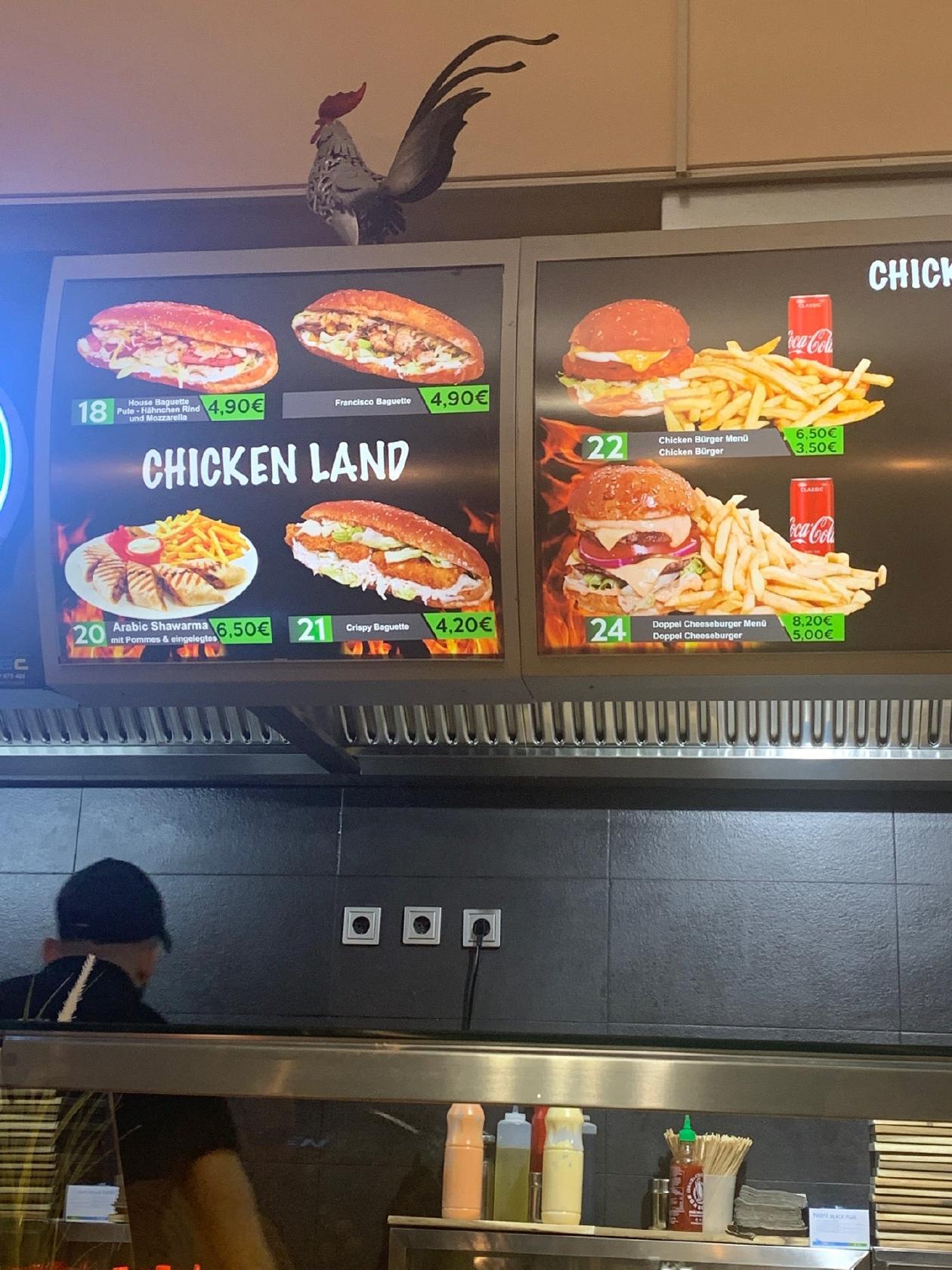 Speisekarte von Chickenland Köln restaurant, Köln