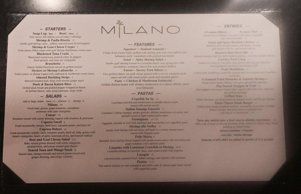 Menu at The Patio pub & bar, Houma