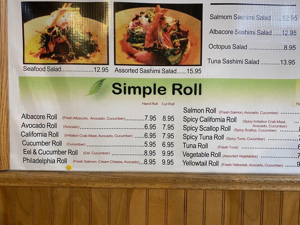 Menu at New York Teriyaki restaurant, Yakima, Fruitvale Blvd