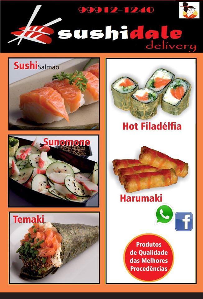 Sushidalê Volta Redonda RJ cardápio