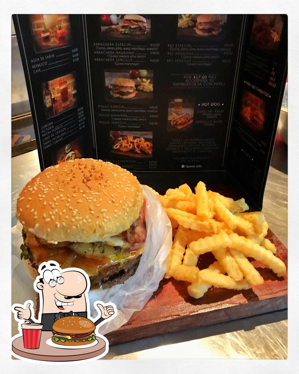 Restaurante Tijuana Grill - Hamburguesas y alitas, Teoloyucan - Carta del  restaurante y opiniones