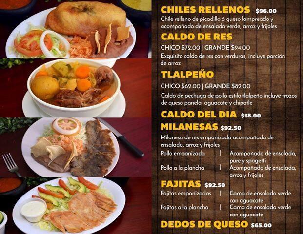 Menu at Lenchita Tradición de Doña Lenchita restaurant, Ciudad Apodaca