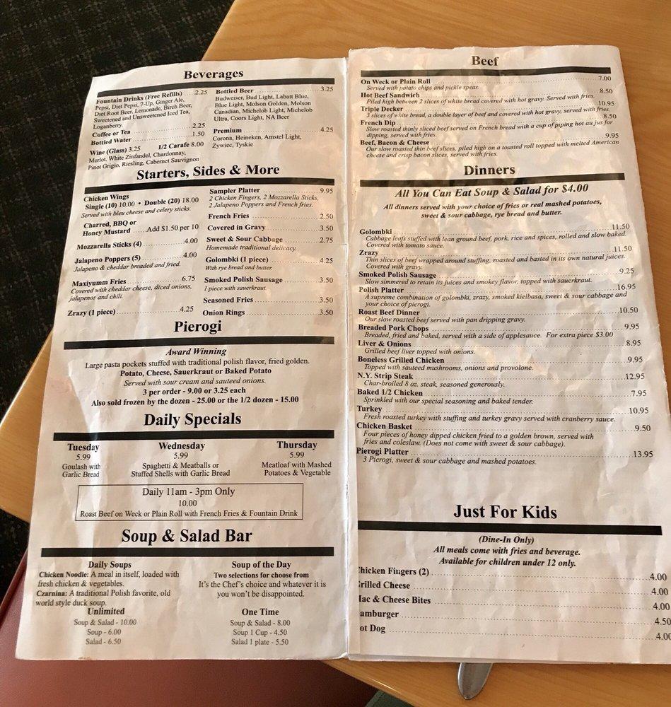 Menu at Potts Deli & Grille restaurant, Cheektowaga, 41 S Rossler Ave