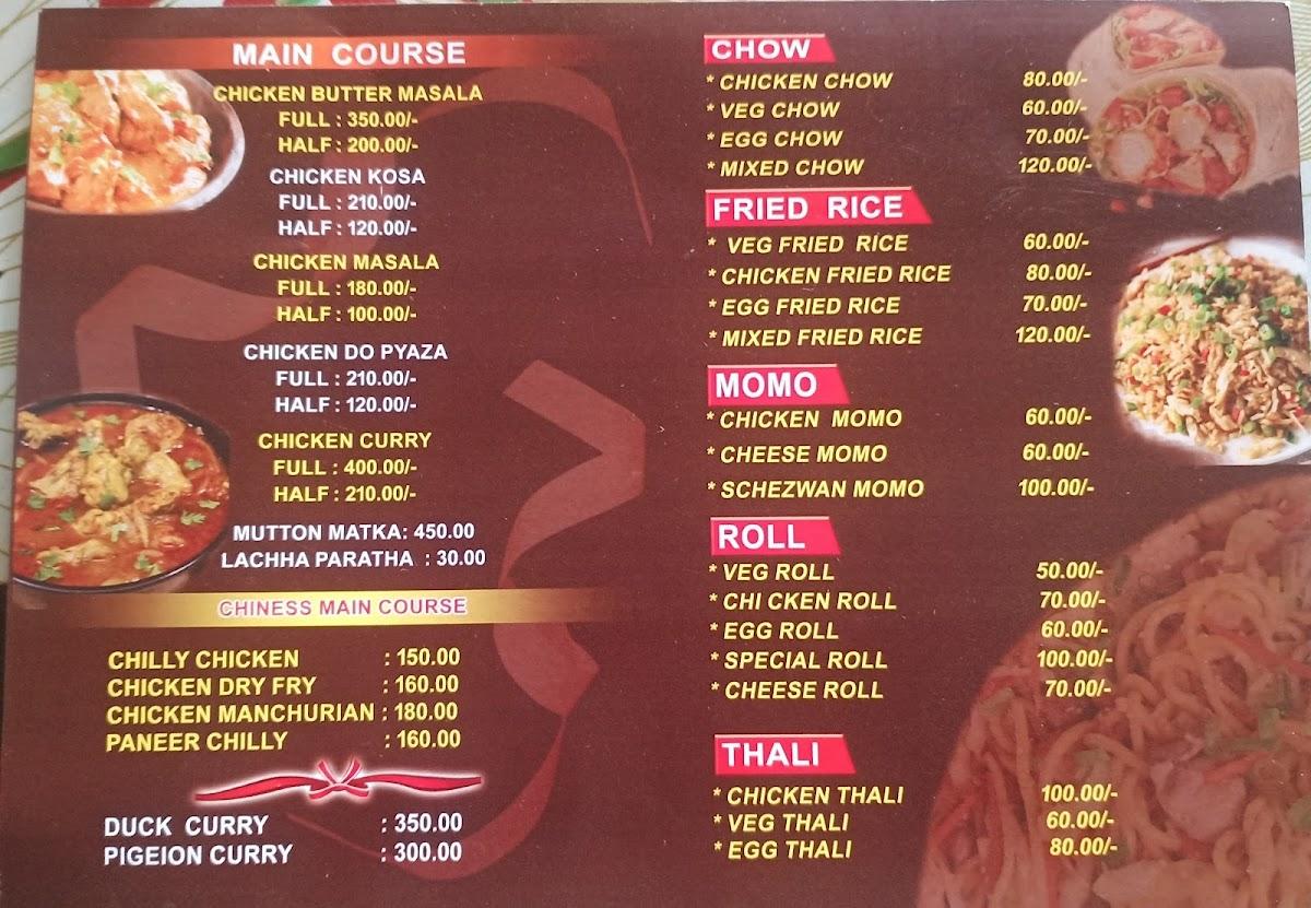 Menu at THE KITCHEN, Guwahati, HRIDAY RANJAN PATH