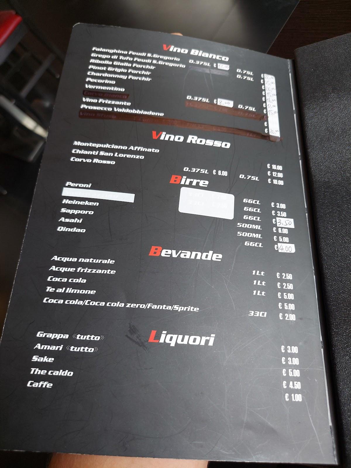 Menu di Han Ristorante giapponese cinese 