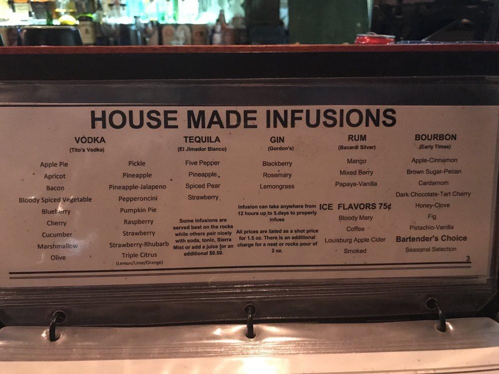 Menu at District. Pour House + Kitchen pub & bar, Kansas City