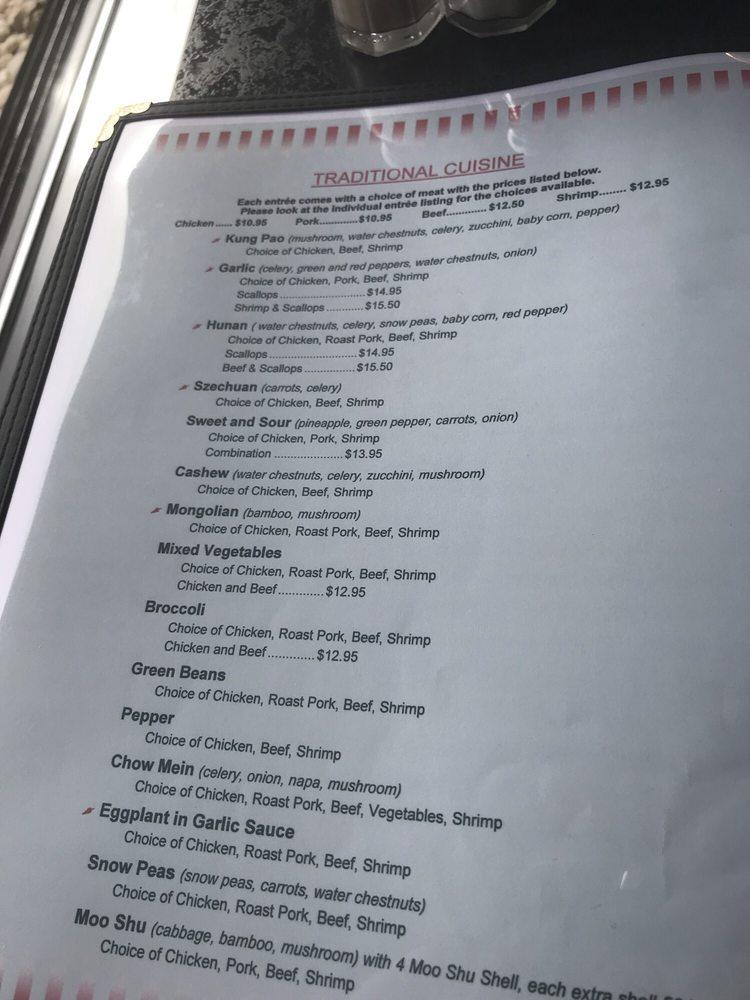 Menu at China Garden Restaurant, North Huntingdon, 90 Malts Ln