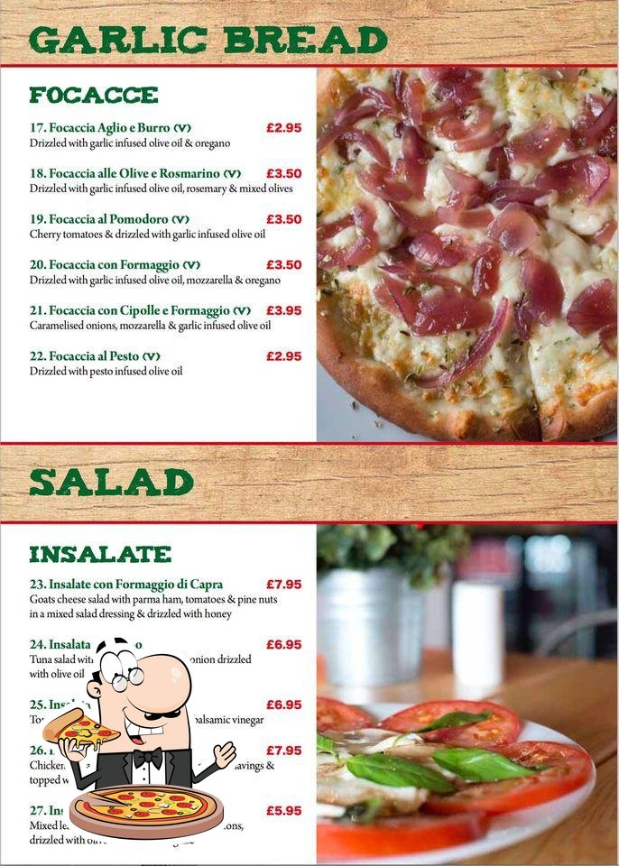 Specials Menu Board by the main door. - Picture of Pizzeria Papa Luigi,  Fuengirola - Tripadvisor