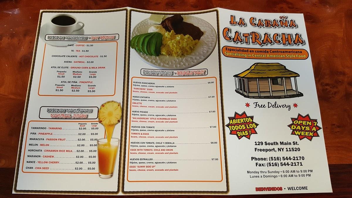 Menu At La Cabana Restaurant Deli Freeport S Main St