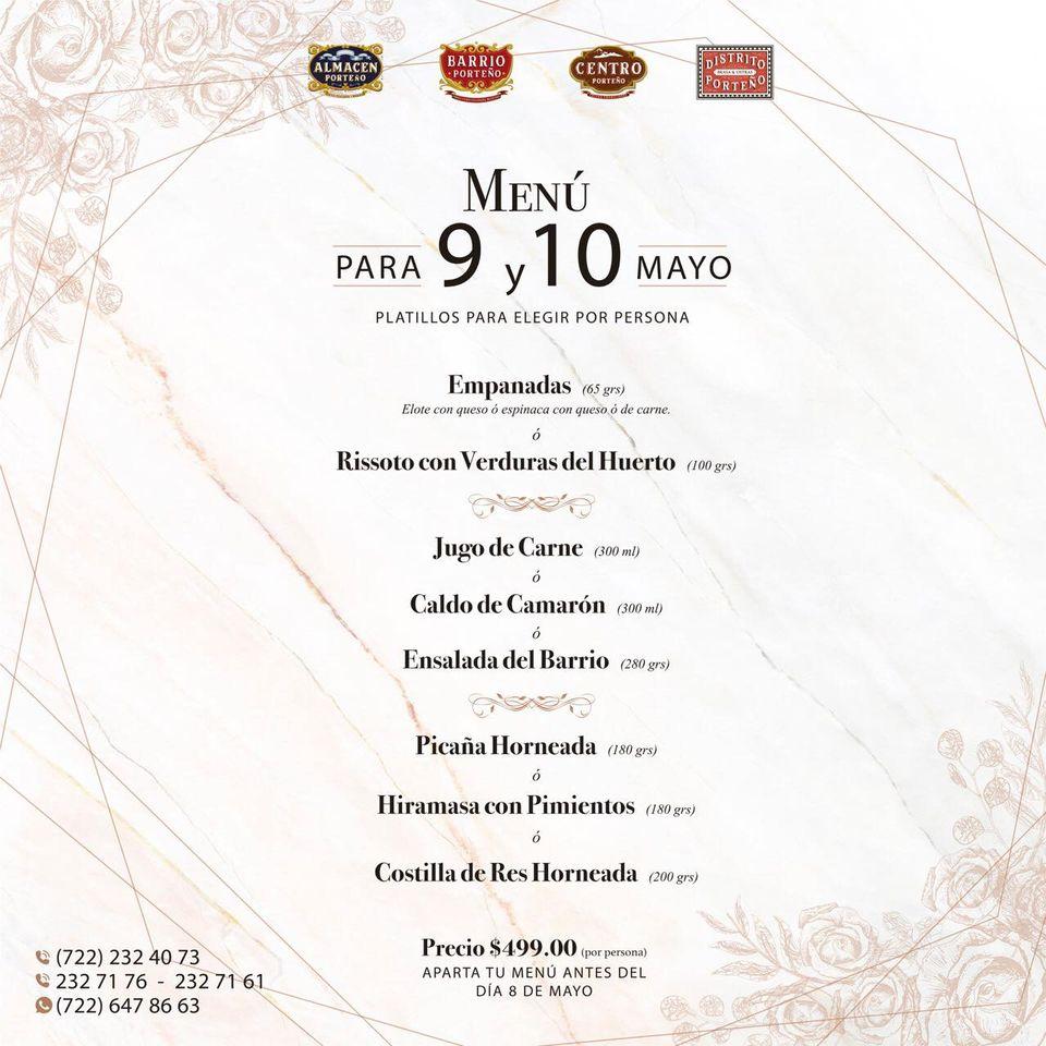 Carta del pub y bar Almacen Porteño, Metepec, Av. Lic. Benito Juárez