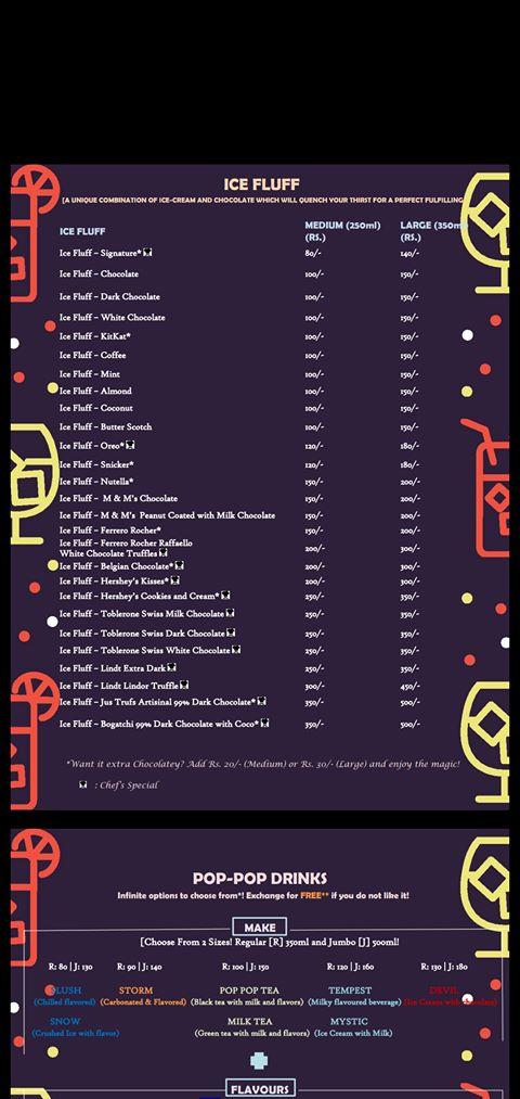 Icepiration Cafe, Bareilly menu