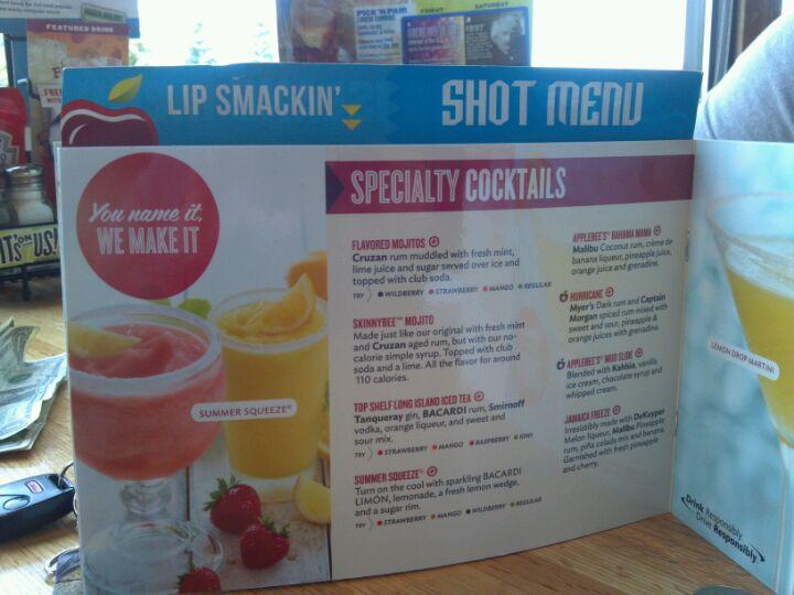 Menu at Applebee's Grill + Bar, Oshkosh