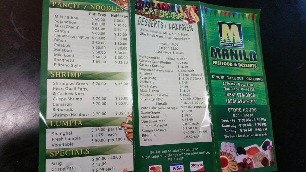 Manila fast food restaurant