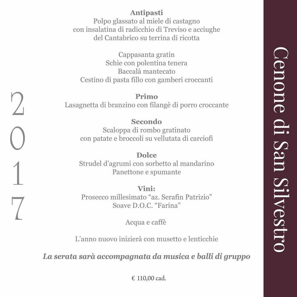 Menu Da Ristorante Do Ciacole Olmo Di Mira