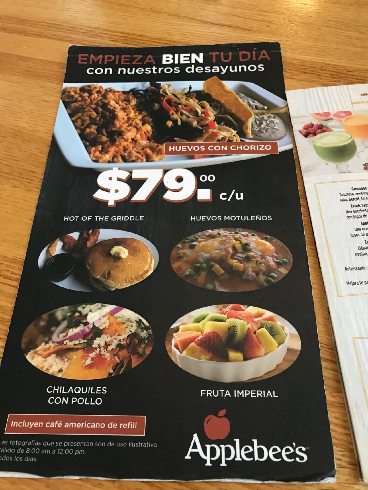 Applebee's restaurant, Ciudad Victoria, Av Tamaulipas 3262 - Restaurant  menu and reviews