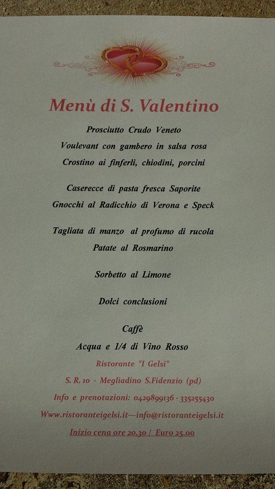 Menu di I Gelsi 