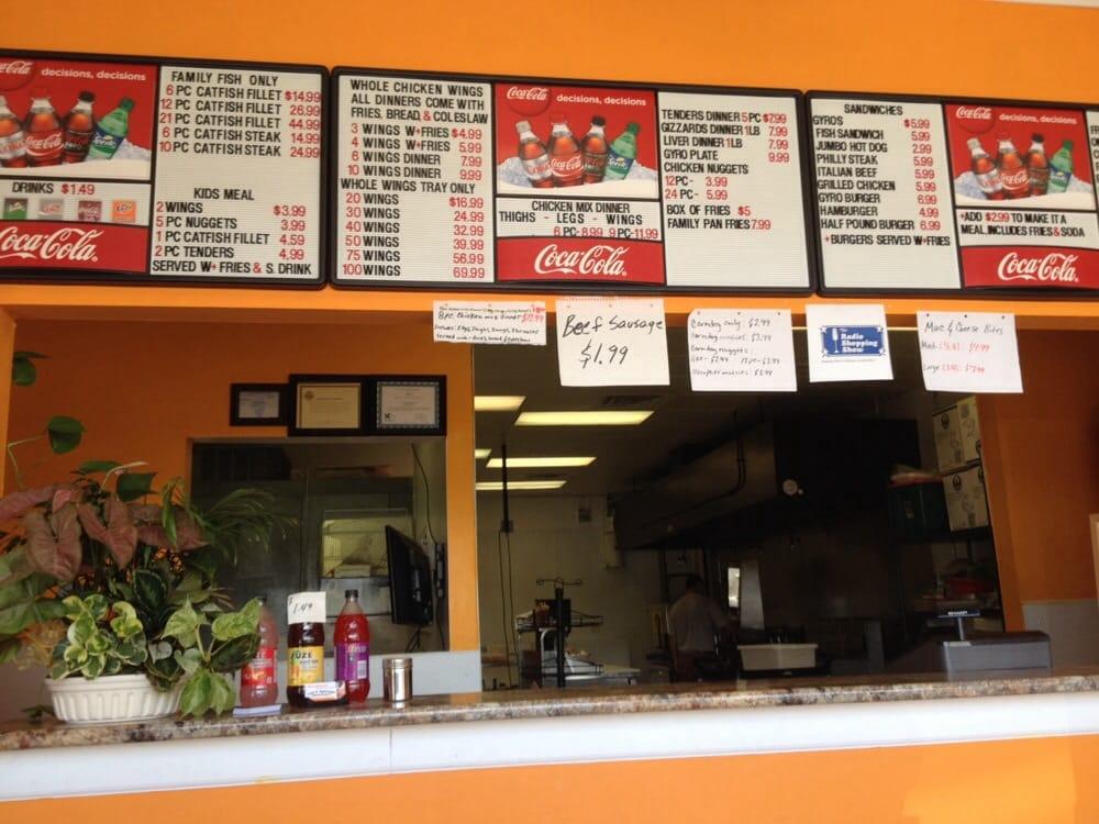 Menu at The Chicken Coop/Family Pantry restaurant, Montgomery