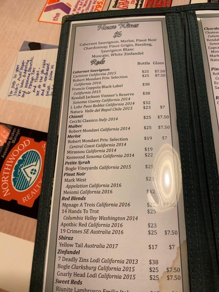 Menu at Mohan's Restaurant, Plum