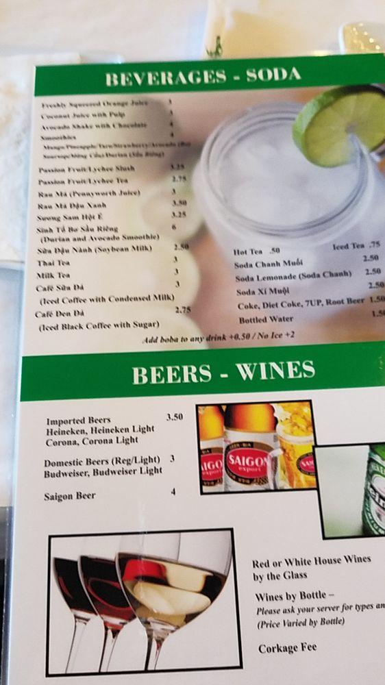 Menu at Garlic and Chives restaurant, Garden Grove