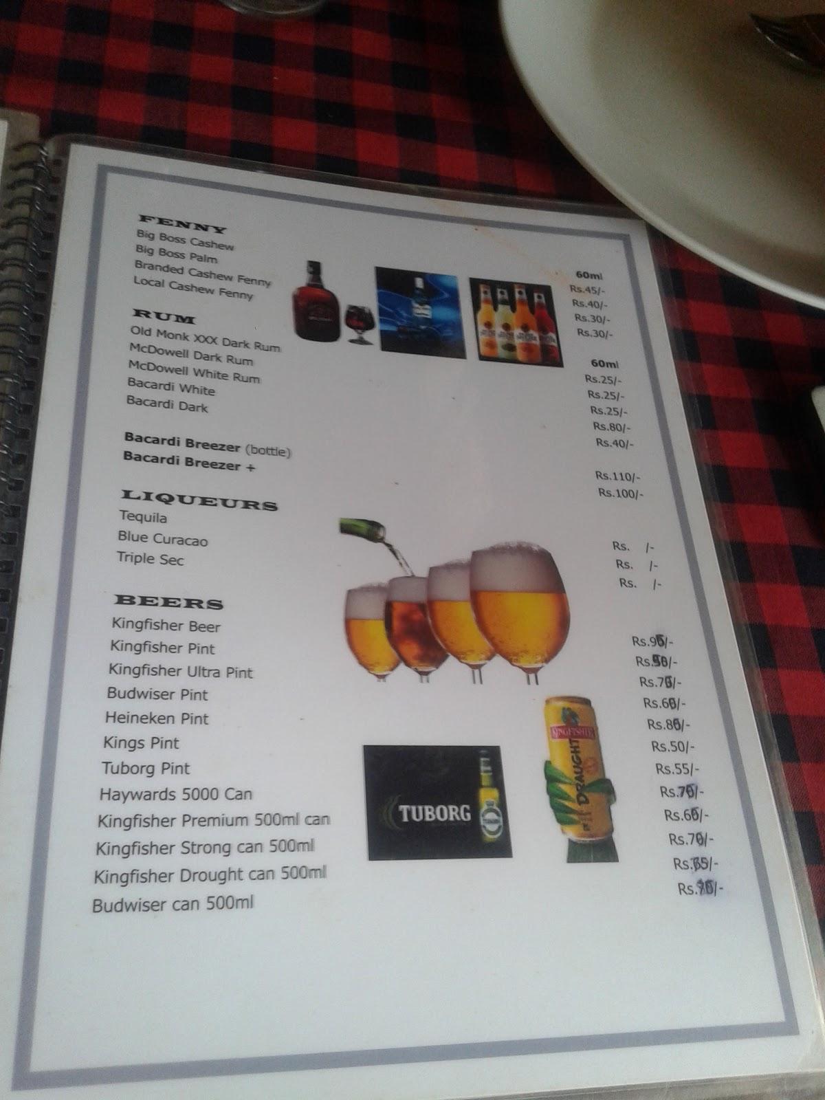 Goan Spice a Family Restaurant with Bar menu