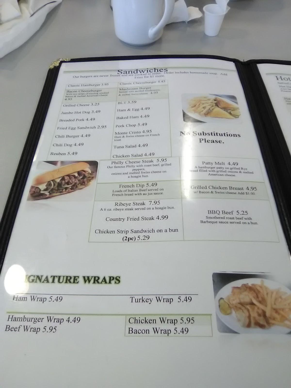 Menu at John's Waffle & Pancake House restaurant,