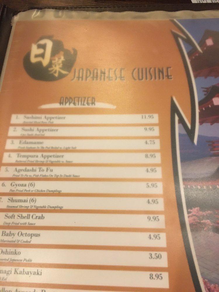 Menu at Lu's Sushi & Chinese restaurant, Wheaton, S Naperville Rd