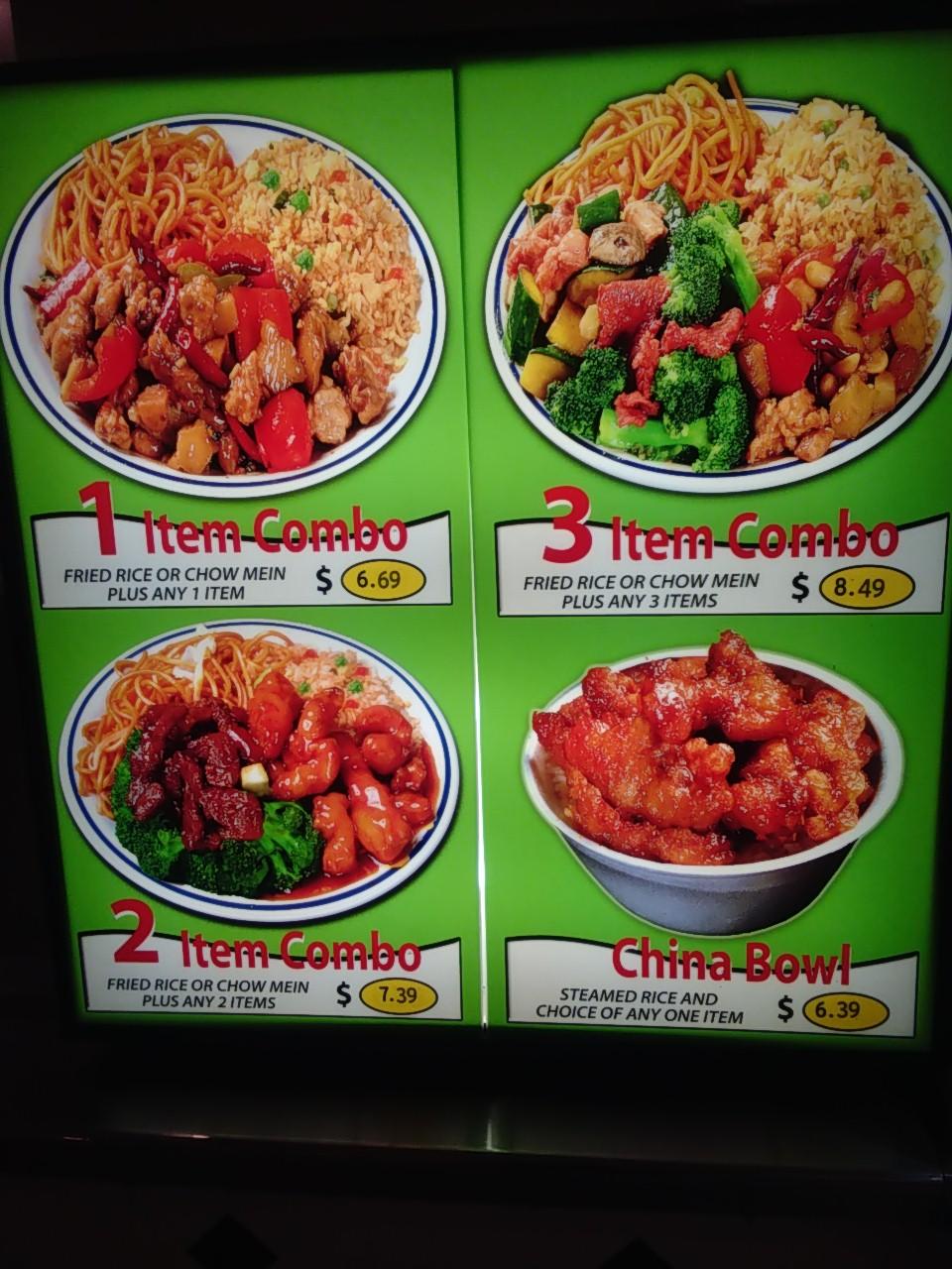 Menu at China Pantry restaurant, Pueblo, Dillon Dr