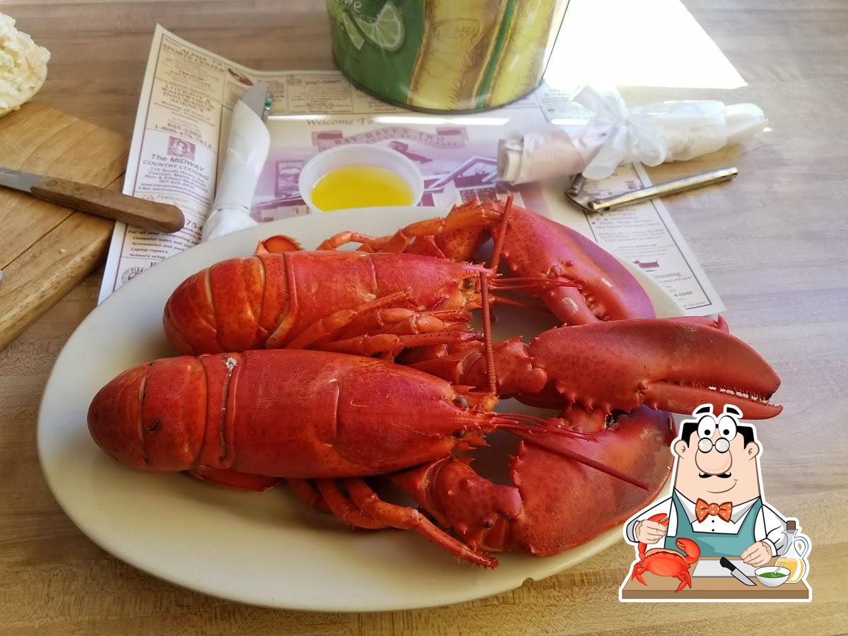 Bay Haven Lobster Pound in Cornish Restaurant menu and reviews