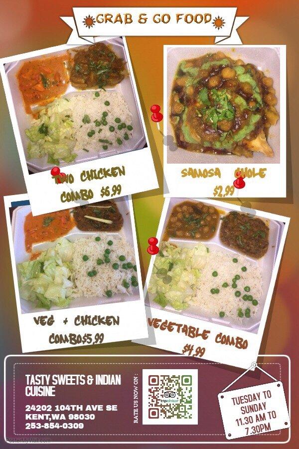 Menu at Tasty Indian Cuisine restaurant, Kent